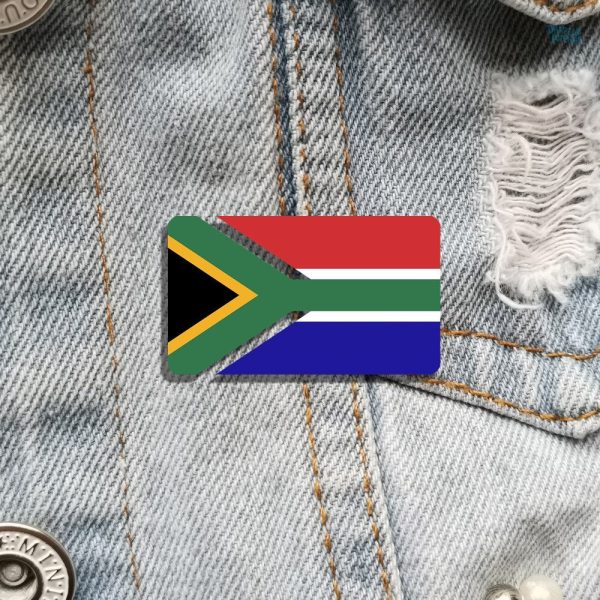 Broche représentant le drapeau national sud-africain