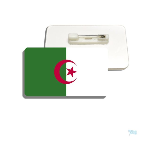 Bijou élégant représentant le drapeau de l'Algérie