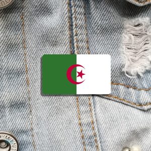 Accessoire de mode avec motif du drapeau algérien