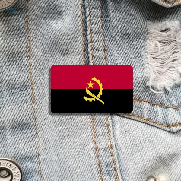 Bijou représentant le drapeau de l'Angola pour collectionneurs