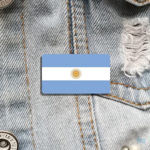 Broche originale aux couleurs nationales argentines