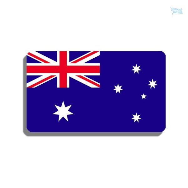 Broche drapeau Australie, accessoire symbolique