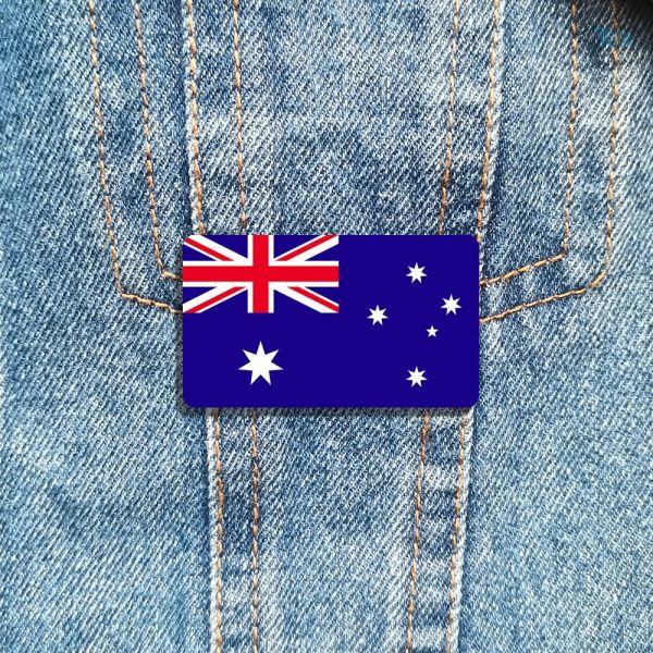 Bijou broche représentant le drapeau de l'Australie