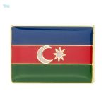 Broche drapeau Azerbaïdjan, accessoire symbolique