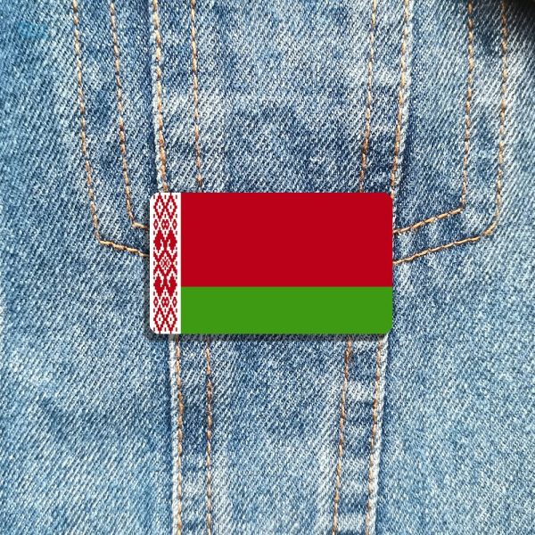 Bijou symbolique du drapeau national biélorusse