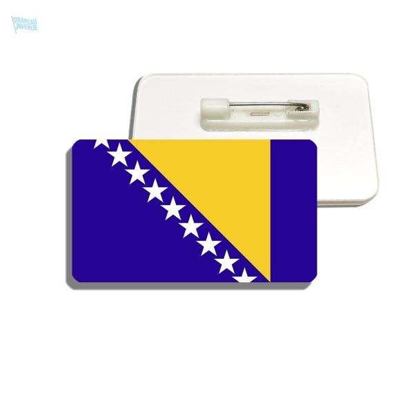 Accessoire représentant le drapeau bosniaque