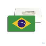 Accessoire représentant le drapeau du Brésil, parfait pour les fans