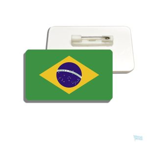 Accessoire représentant le drapeau du Brésil, parfait pour les fans