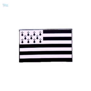 Broche drapeau Bretagne, accessoire symbolique breton