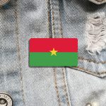 Insigne drapeau Burkina Faso, parfait pour les passionnés