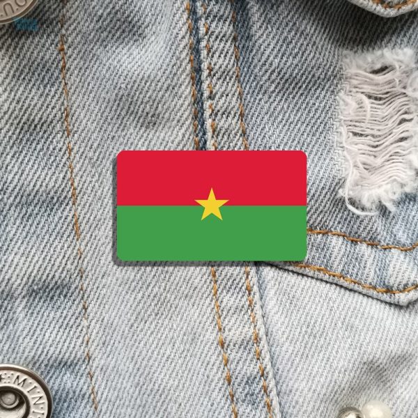 Insigne drapeau Burkina Faso, parfait pour les passionnés