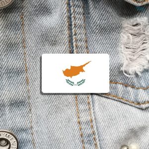 Bijou représentant le drapeau chypriote, idéal pour les fans de Chypre