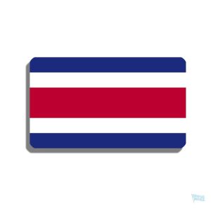 Broche drapeau Costa Rica