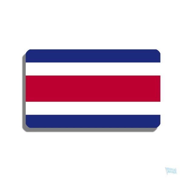Broche drapeau Costa Rica
