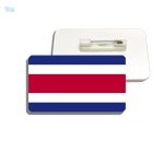 Accessoire en métal avec motif drapeau Costa Rica