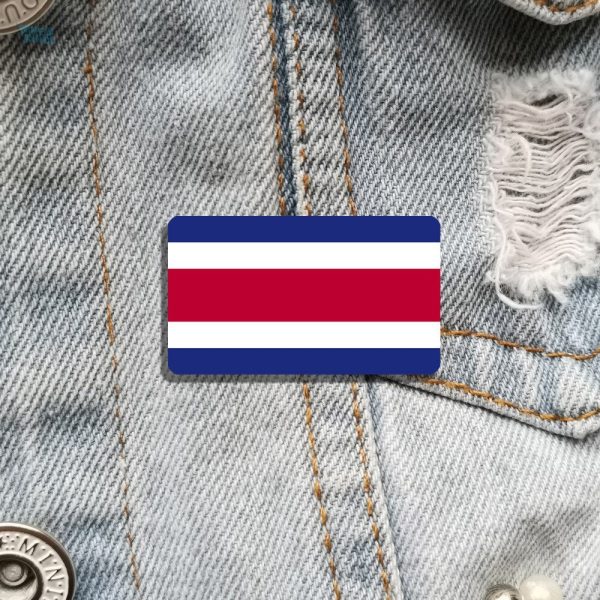 Bijou représentant le drapeau du Costa Rica, idéal pour les fans
