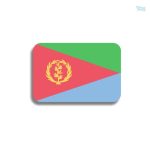 Broche drapeau Érythrée, accessoire symbolique national