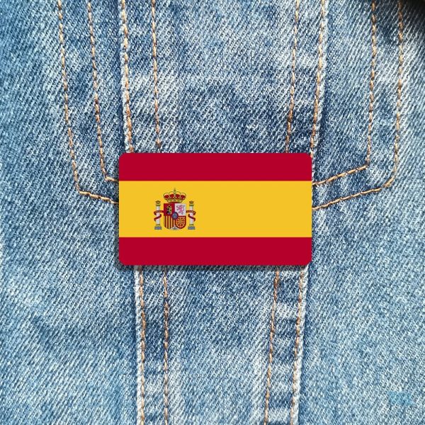 Bijou symbolique représentant le drapeau de l'Espagne