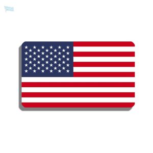 Broche drapeau États-Unis, accessoire patriotique élégant