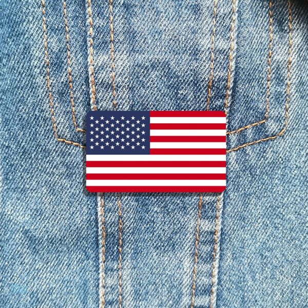 Bijou drapeau USA, idéal pour les événements et rassemblements