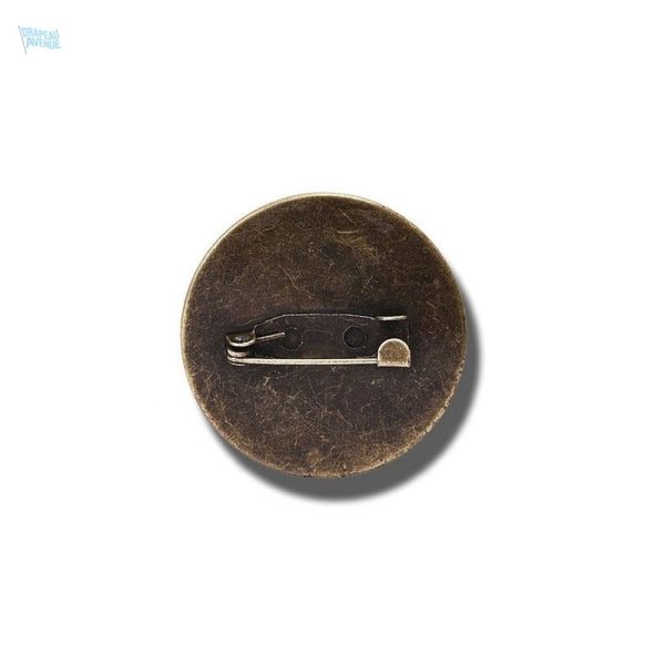 Bijou Finlande, broche drapeau rond, style élégant et patriotique