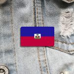 Bijou représentant le drapeau national d'Haïti