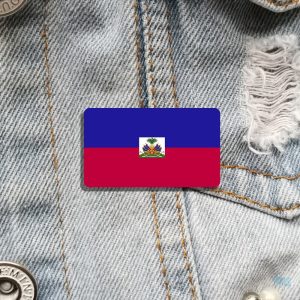 Bijou représentant le drapeau national d'Haïti