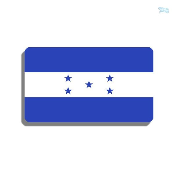 Broche drapeau du Honduras en métal émaillé