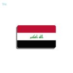 Broche drapeau Irak, accessoire symbolique et élégant