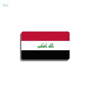 Broche drapeau Irak, accessoire symbolique et élégant