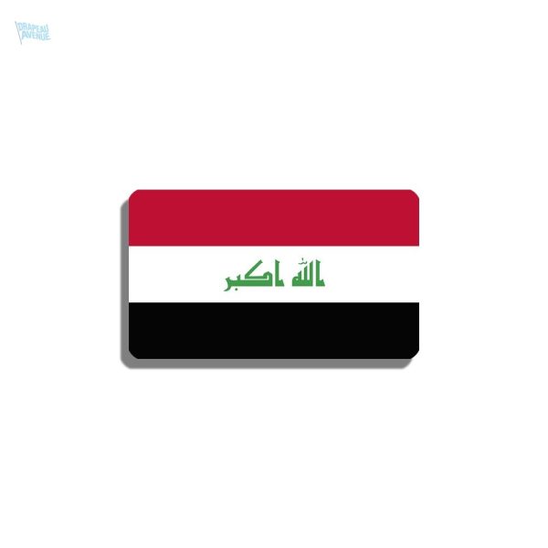 Broche drapeau Irak, accessoire symbolique et élégant