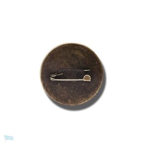 Accessoire représentant le drapeau islandais en forme de broche