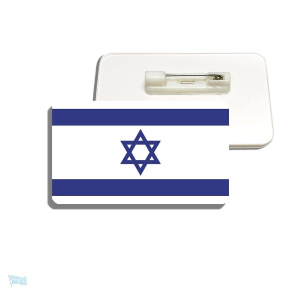 Accessoire de mode avec drapeau Israël stylisé