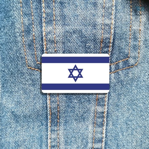 Bijou représentant le drapeau Israël pour collectionneurs