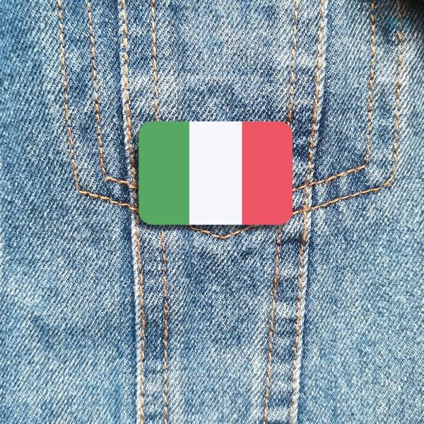Bijou symbolique du drapeau d'Italie
