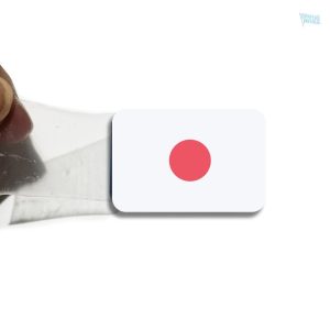 Accessoire élégant représentant le drapeau japonais