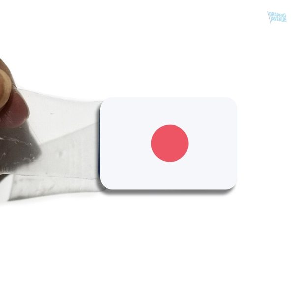 Accessoire élégant représentant le drapeau japonais