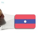 Accessoire de mode drapeau Laos, symbole du pays
