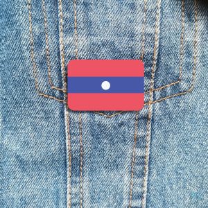 Bijou drapeau Laos, parfait pour les événements culturels