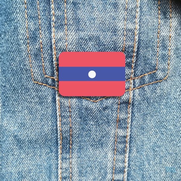 Bijou drapeau Laos, parfait pour les événements culturels