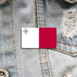 Bijou représentant le drapeau de Malte