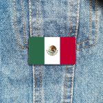 Bijou représentant le drapeau du Mexique pour collectionneurs