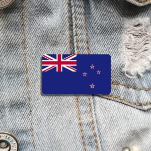 Bijou élégant broche drapeau pour les fans de la Nouvelle-Zélande