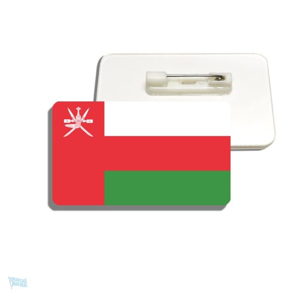 Accessoire représentant le drapeau d'Oman