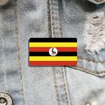 Bijou représentant le drapeau de l'Ouganda