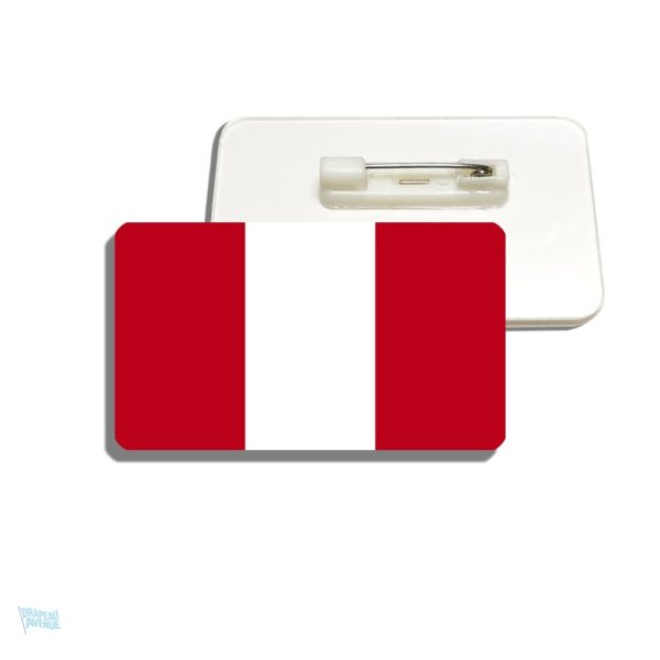 Accessoire représentant le drapeau du Pérou