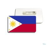Accessoire de mode broche aux couleurs des Philippines