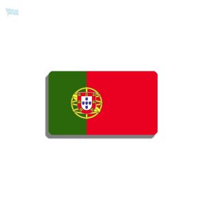 Broche drapeau Portugal en métal émaillé, symbole national