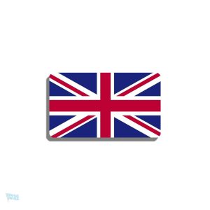 Broche drapeau Royaume-Uni, accessoire élégant