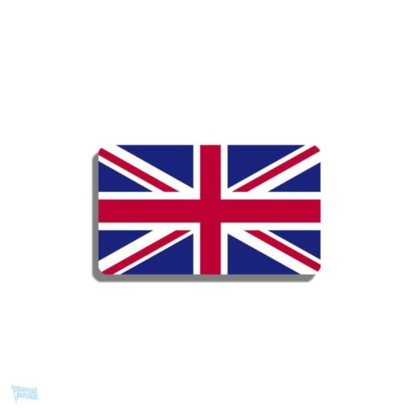 Broche drapeau Royaume-Uni, accessoire élégant